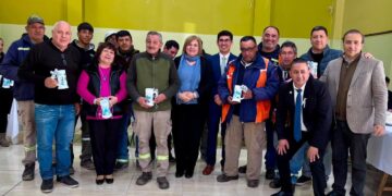 Trabajadores y jubilados municipales celebraron el Día del Padre en San Martín