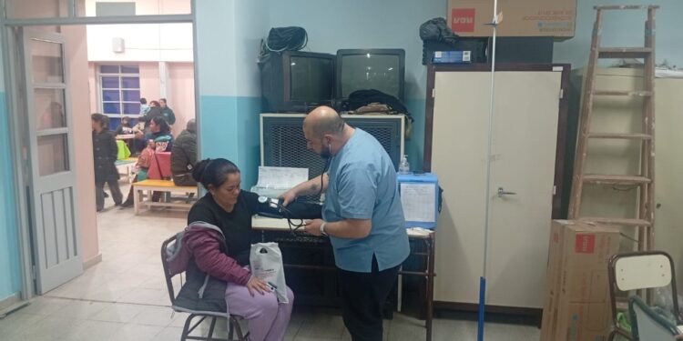 Salud realizó un abordaje sanitario integral en Marayes para acercar servicios a la comunidad