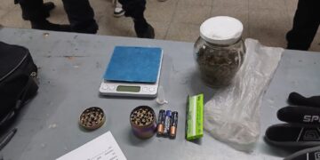 Detuvieron a un joven con marihuana tras un accidente de tránsito