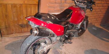 Recuperan en Pocito una moto robada en Rawson