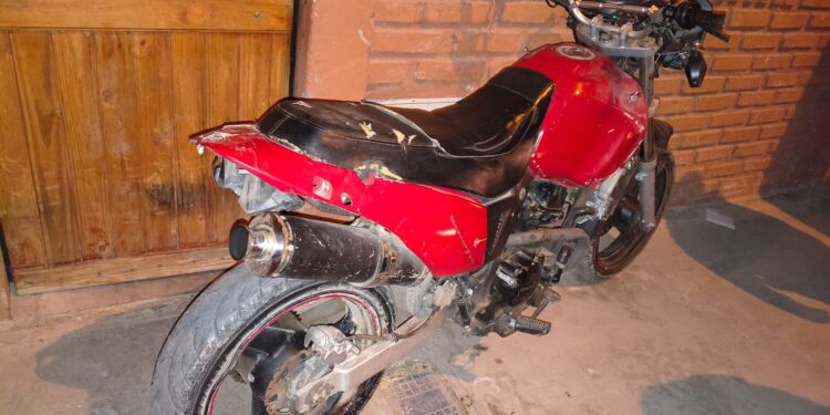 Recuperan en Pocito una moto robada en Rawson