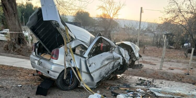 Grave vuelco en Caucete: cinco personas heridas