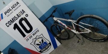 Recuperaron una bicicleta robada en la casa de un conocido ladrón de 25 de Mayo