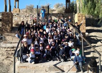 Estudiantes del Colegio San Juan Bosco participaron de una jornada de ecosenderismo en San Martín
