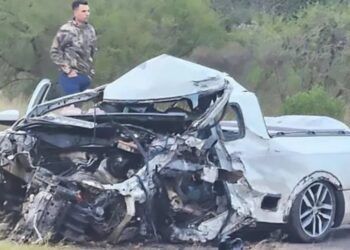 Las impactantes imágenes del choque frontal que dejó dos muertos
