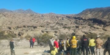 Valle Fértil: continúa el operativo con el rescate y traslado de las personas fallecidas