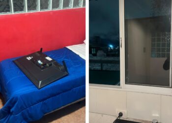 Joven de 22 años intentó robar dos televisores en un Apart Hotel