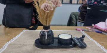 Comenzó el Taller de Yeso, Cerámica y Velas en Dos Acequias
