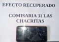 Recuperaron un celular que fue robado a punta de golpes