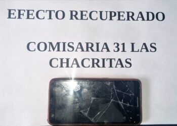 Recuperaron un celular que fue robado a punta de golpes