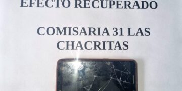 Recuperaron un celular que fue robado a punta de golpes