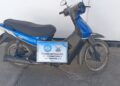 Secuestran una moto con el número de cuadro adulterado