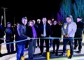9 de Julio inauguró el Portal de Ingreso a La Majadita y nueva iluminación LED
