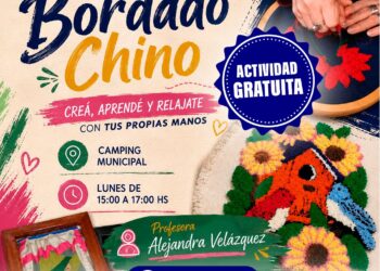 San Martín invita a sumarse al Taller de Bordado Chino