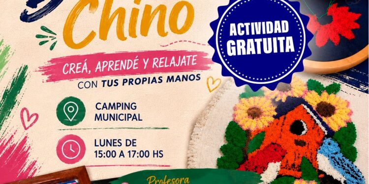 San Martín invita a sumarse al Taller de Bordado Chino