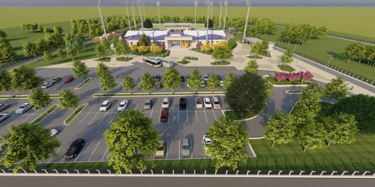 Orrego anunció la construcción del primer Estadio de Hockey sobre Césped