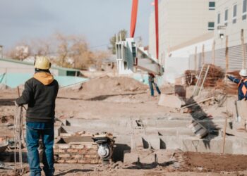 Consultorios Externos del Hospital Rawson: la obra suma dos nuevos frentes de ejecución