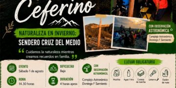 San Martín invita a disfrutar de una jornada de senderismo y observación astronómica