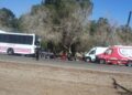 Grave siniestro en Ruta 20: un colectivo quedó involucrado y hay un importante despliegue