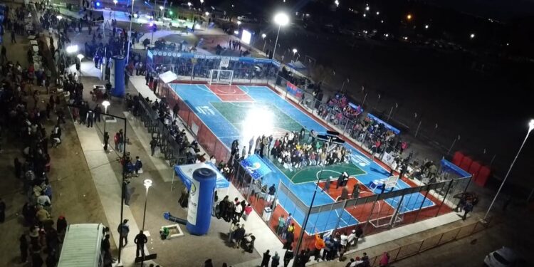 9 de Julio: La Majadita estrenó un moderno centro deportivo y una plaza totalmente renovada