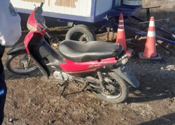 Secuestran una moto robada en el control caminero de Sarmiento
