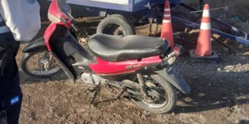 Secuestran una moto robada en el control caminero de Sarmiento
