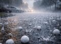Anticipan un diluvio histórico con 48 horas de tormentas y granizo