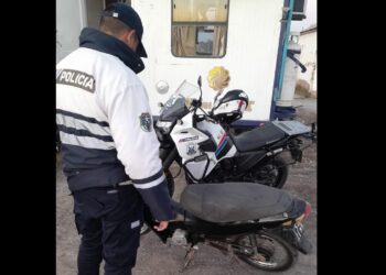 La Policía recuperó una moto robada