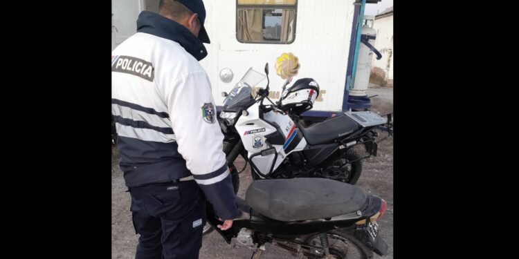 La Policía recuperó una moto robada