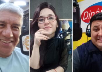 Roberto Cortez, Daniela Balmaceda y Cristian Luna