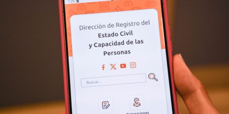 La web del Registro Civil gestionó más de 47.000 turnos en el semestre