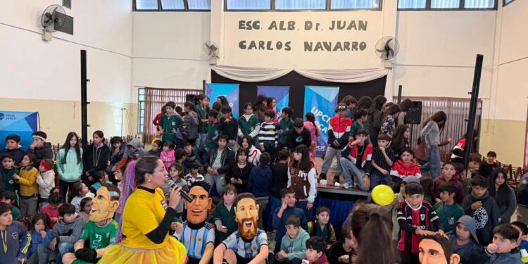 25 de Mayo festejó el Mes de las Infancias con actividades recreativas en la Escuela Albergue Juan Carlos Navarro