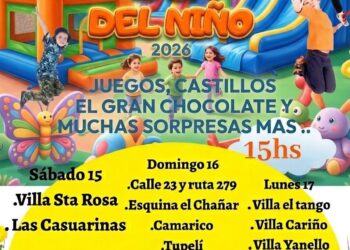 Día del Niño en 25 de Mayo: la Municipalidad anunció un recorrido itinerante por plazas