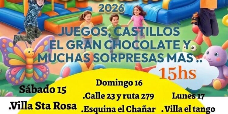 Día del Niño en 25 de Mayo: la Municipalidad anunció un recorrido itinerante por plazas