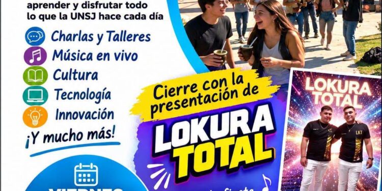 “La Universidad en la Plaza”: la UNSJ y Albardón organizan una jornada de innovación y música
