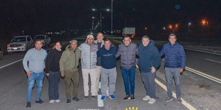 25 de Mayo concretó la instalación de 160 nuevas luminarias en Encón