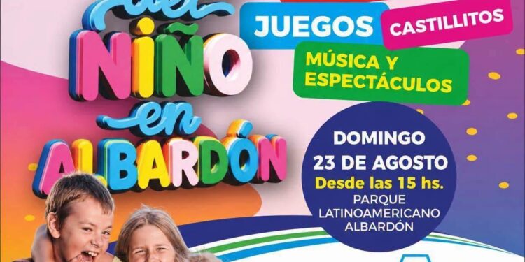 Albardón celebra el Día del Niño 2026: sorteos, shows y actividades en el Parque Latinoamericano