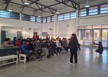 San Martín promovió hábitos saludables en la Escuela Crucero ARA General Belgrano