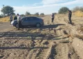 Impactante accidente en Valle Fértil: una docente fue asistida tras volcar sobre la Ruta 510