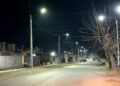 9 de Julio avanza con la renovación del alumbrado: el barrio Elías Amado ya tiene luces LED