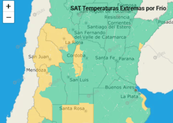 Alerta por frío extremo: el intenso descenso térmico golpea a gran parte del país