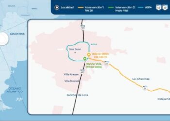 Ruta 20: proyectan una obra millonaria con doble calzada y un nuevo puente sobre el río San Juan