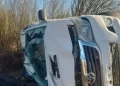 Volcó en la Ruta 141y la Policía le devolvió casi un millón de pesos en Caucete