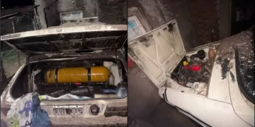 Policía incendió el auto de su expareja a centímetros de su casa y quedó libre con tobillera
