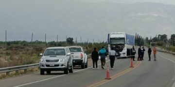 Un motociclista murió tras ser atropellado por un camión en la Ruta 20