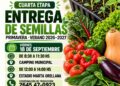 San Martín realizará la cuarta etapa de entrega de semillas