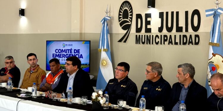 9 de Julio conformó el Comité de Emergencia y fortalece la coordinación ante contingencias climáticas