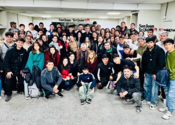 Fabián Gramajo se reunió con cientos de jóvenes de todo San Juan