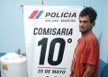 25 de Mayo: escapó al ver a la Policía y dejó un termotanque en el descampado