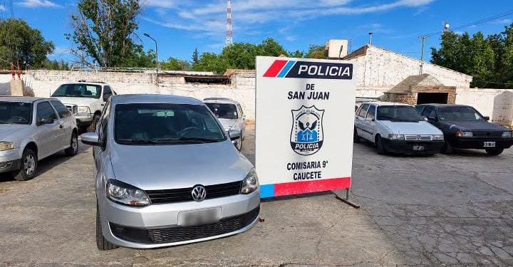 Violento enfrentamiento en Caucete: dos hombres detenidos y un auto secuestrado